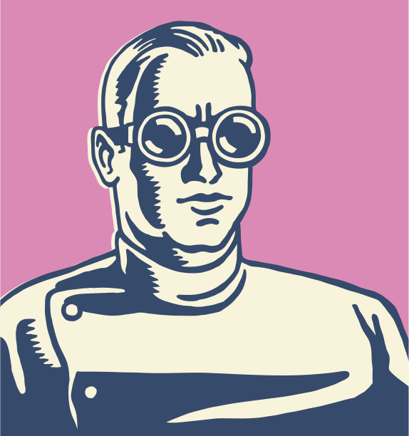 科学家戴护目镜图片下载