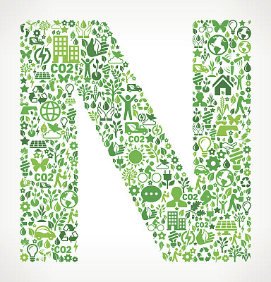 字母N环境保护和自然界面图标图案图片下载