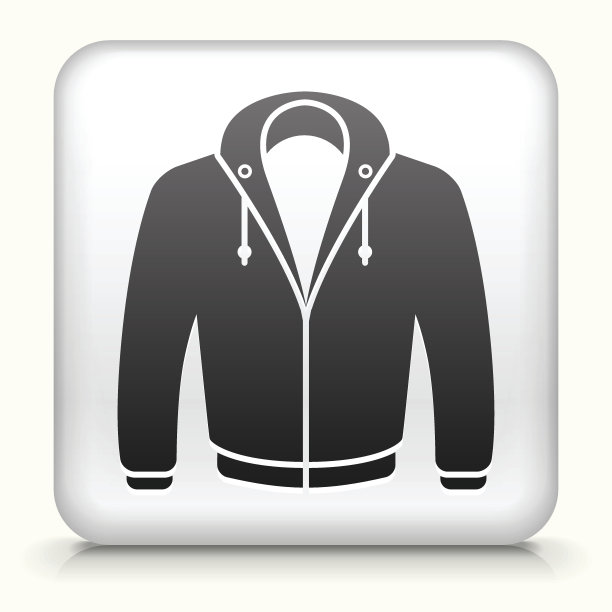 方形纽扣与运动衫图片下载