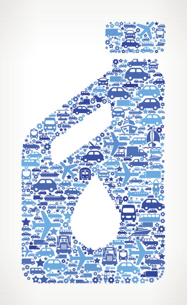 运输上的机油免版税矢量艺术图案图片下载