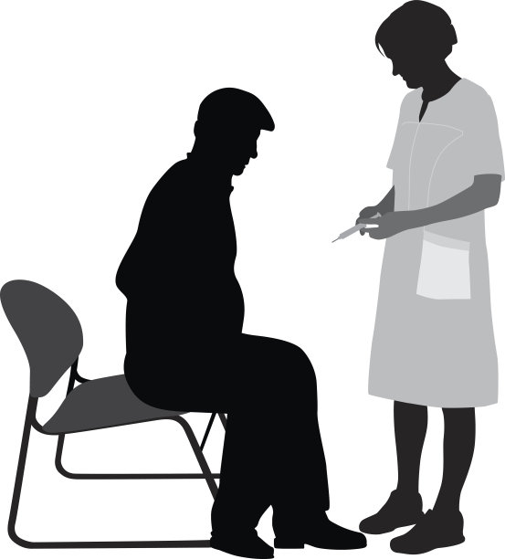 高年级学生打流感疫苗图片下载