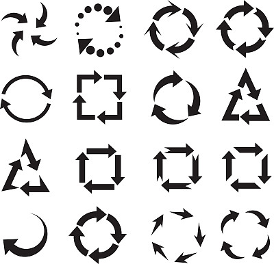 圆箭头图标图片下载