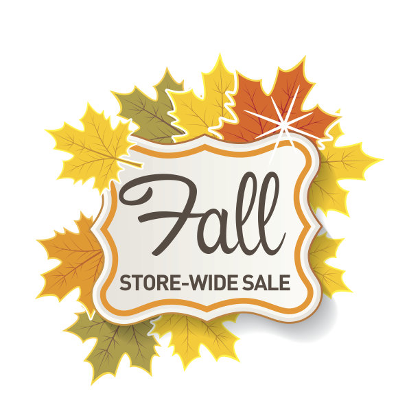 秋叶特价标签图片下载