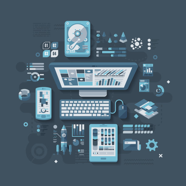 大数据平面设计理念图片下载