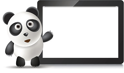 熊猫和平板电脑图片下载