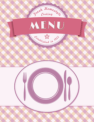 地点设置菜单封面设计在格子背景图片下载