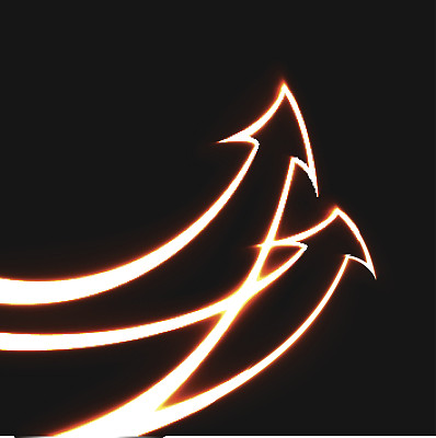 发光的箭升起图片下载