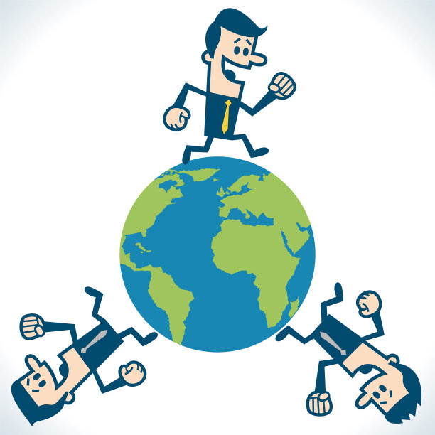 商人在世界各地奔波图片下载