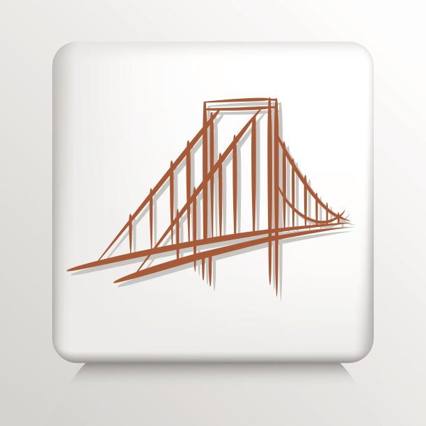 广场建筑房地产图标桥图片下载