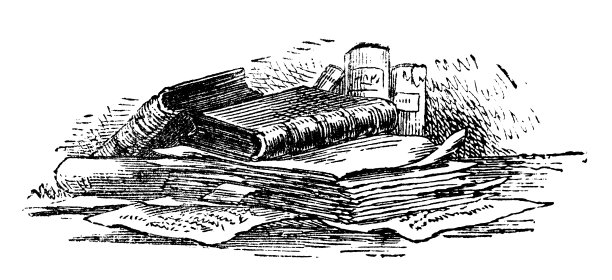 古色古香的书籍插图图片下载