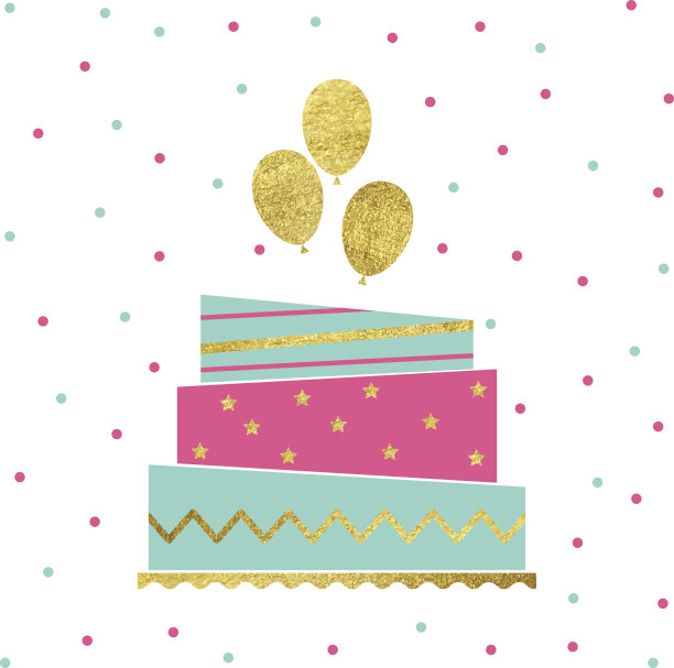 生日蛋糕卡图片下载