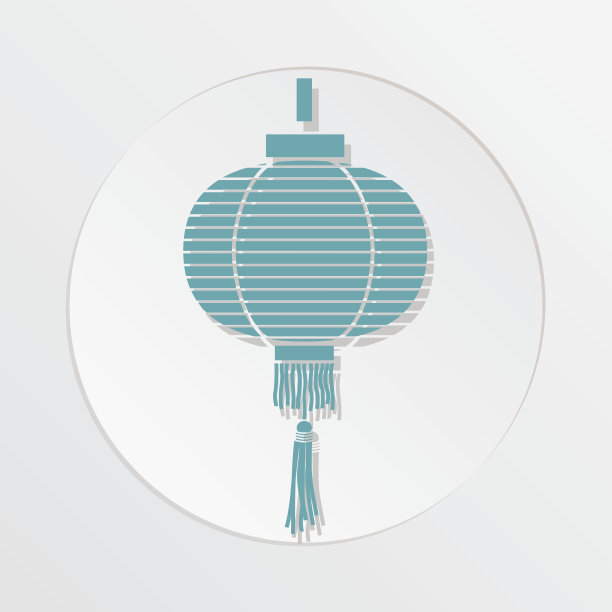 寿司餐厅图标中国灯笼图片下载