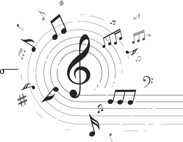 音符漩涡图片下载