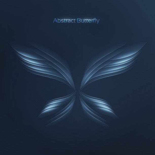 抽象的蝴蝶象征图片下载
