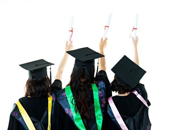 研究生的后视图图片下载