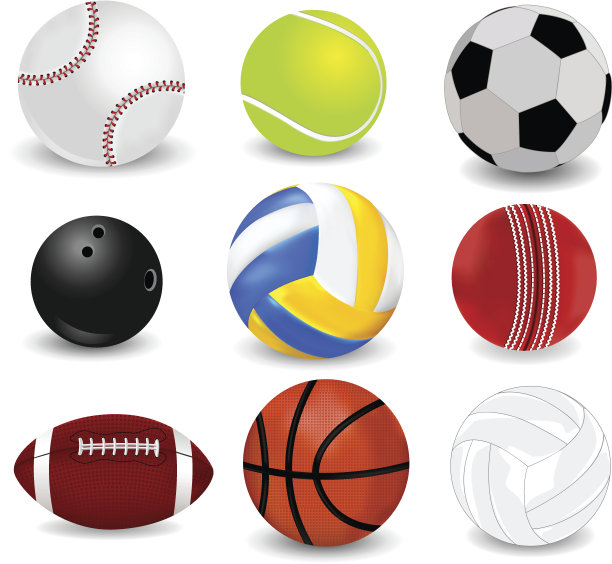 运动球类套装图片下载