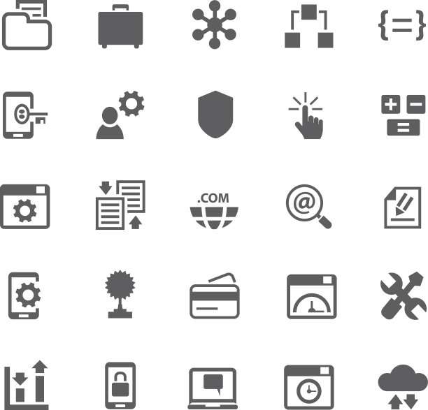 一套SEO图标图片下载