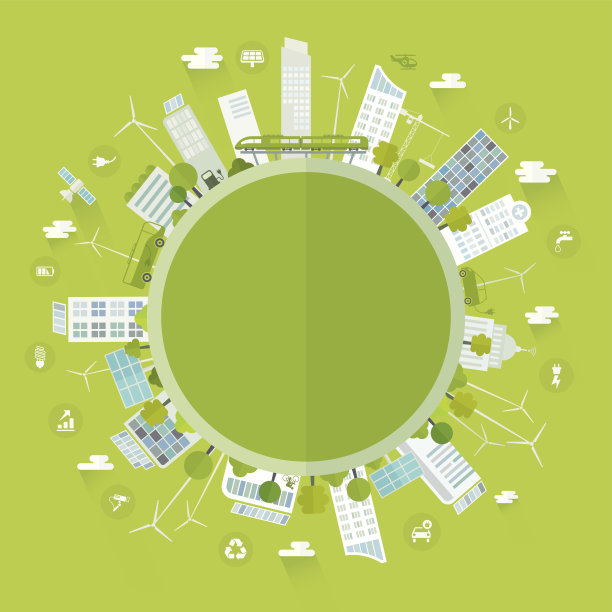 绿色城市图片下载