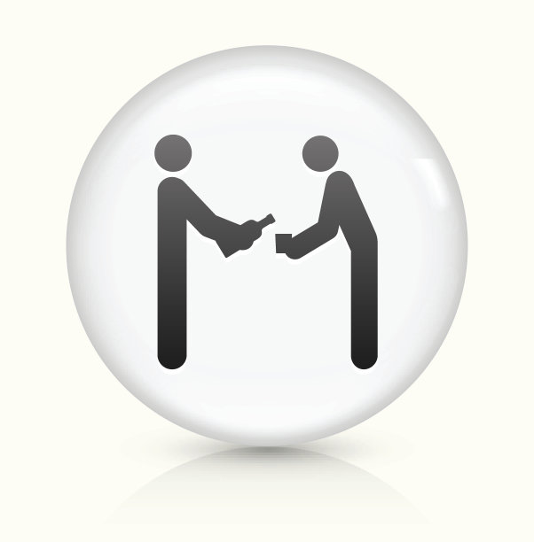 喝水图标上的白色圆形矢量按钮图片下载