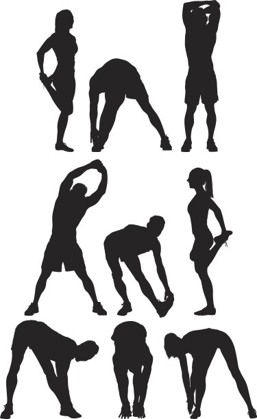 运动员伸展图片下载