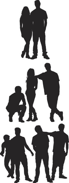 人站在一起图片下载