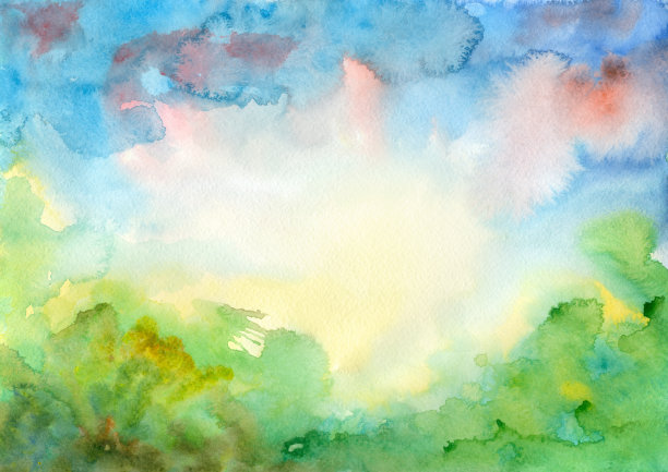 抽象水彩画的背景图片下载