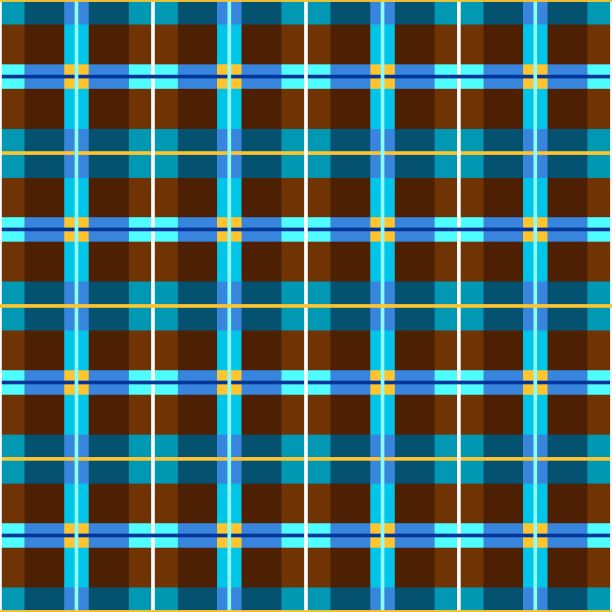 背景无缝，棕色和蓝绿色矩形，矢量。图片下载