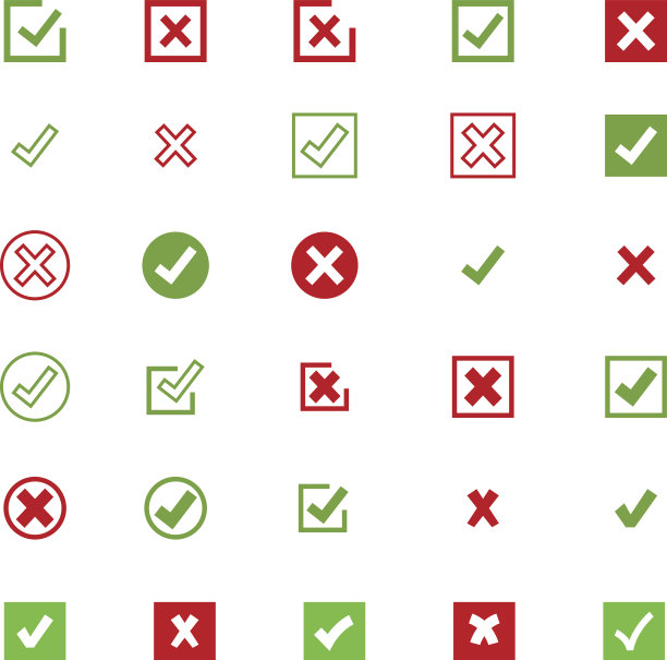 复选标记图标集图片下载