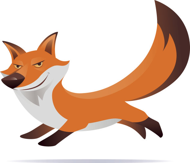 狐狸跑素材图片