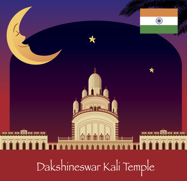 达克希内斯瓦尔卡利神庙图片下载