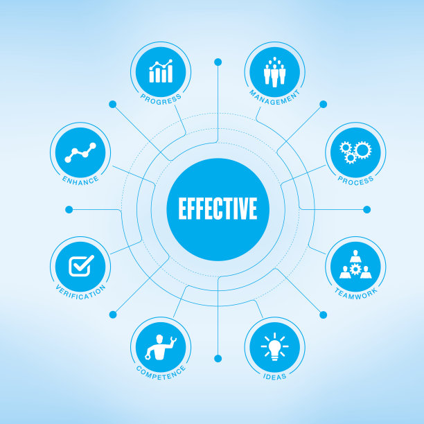 有效的图表与关键字和图标图片下载