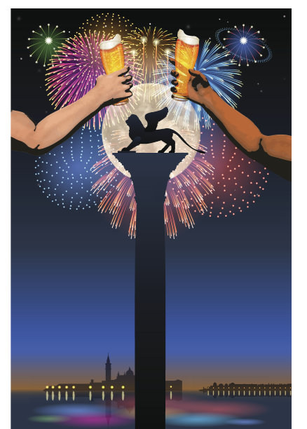 Festa del reentore(焰火、满月和啤酒)图片下载