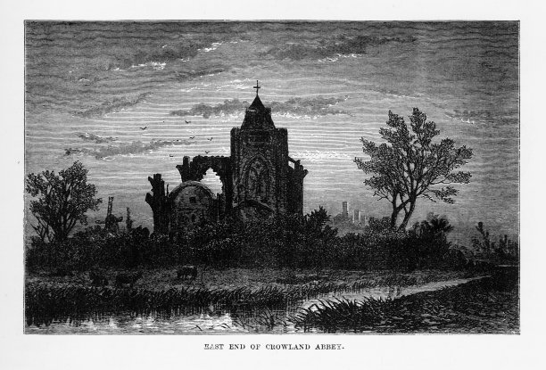 维多利亚时代版画，大约1840年图片下载