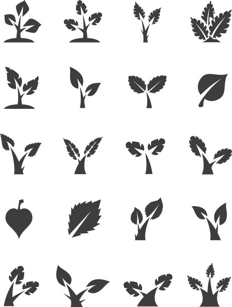 植物图标集图片下载