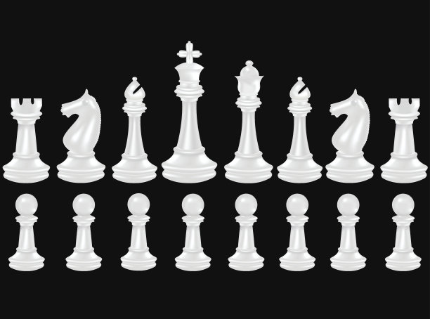 白色的棋子图片下载