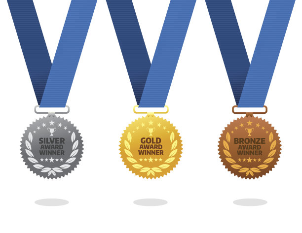 金牌，银牌和铜牌得主图片下载