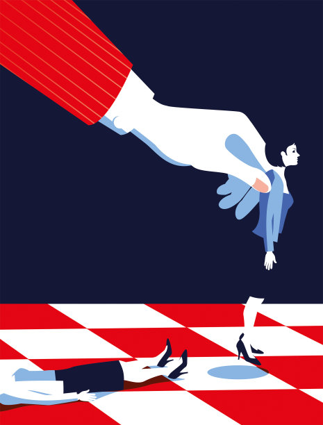 商人与女人下棋图片下载