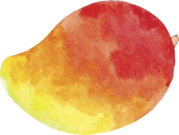 芒果水彩图片下载