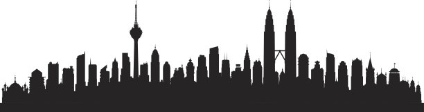 吉隆坡(建筑高度精细，可移动和完整)图片下载