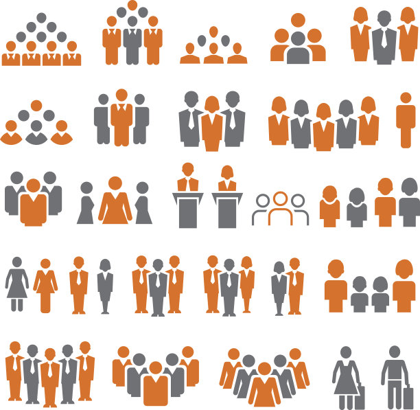 业务人员图标集图片下载