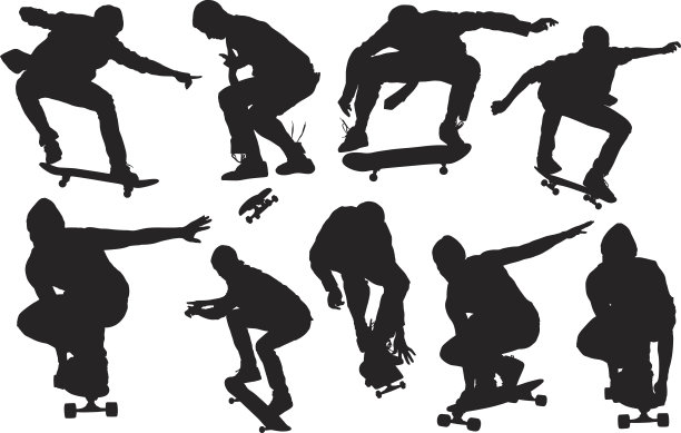 滑板运动员滑板图片下载