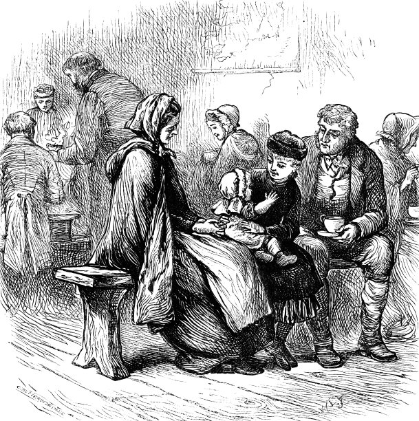 19世纪的爱尔兰移民图片下载