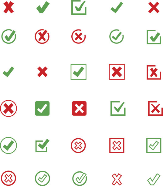 复选标记图标集图片下载