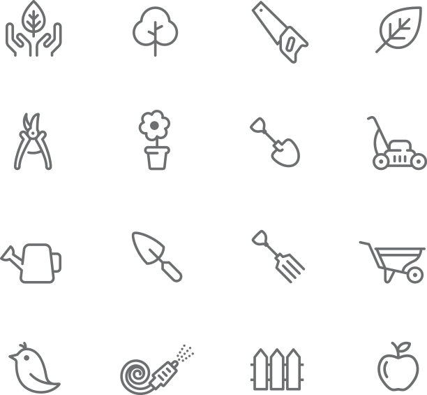 图标集,园艺图片下载