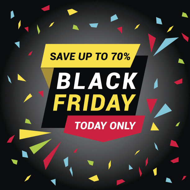 黑色星期五特价标签图片下载