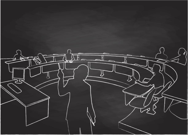 黑板学生报告厅图片下载