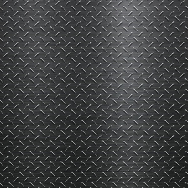 背景金属钻石板在黑色颜色图片下载