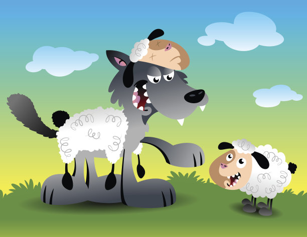 披着羊皮的狼图片下载