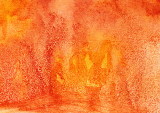 橘色手绘作为抽象背景图片下载