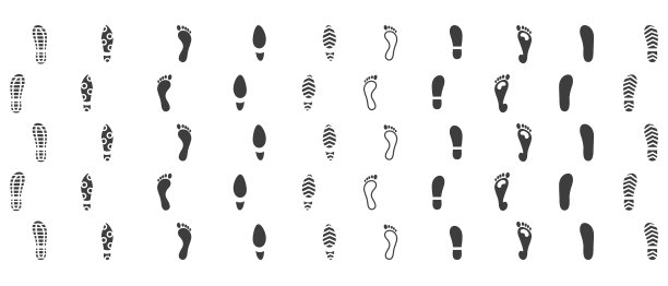 脚步图标设置图片下载